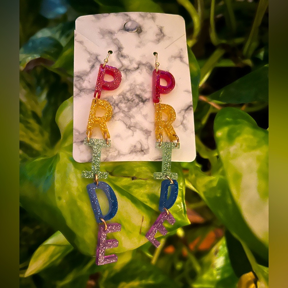 Pride colorful earrings